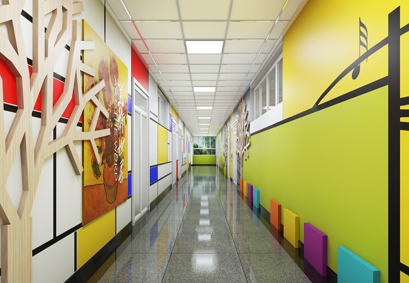 学校走廊文化墙布置方法