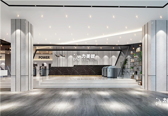 健身馆瑜伽馆形象墙