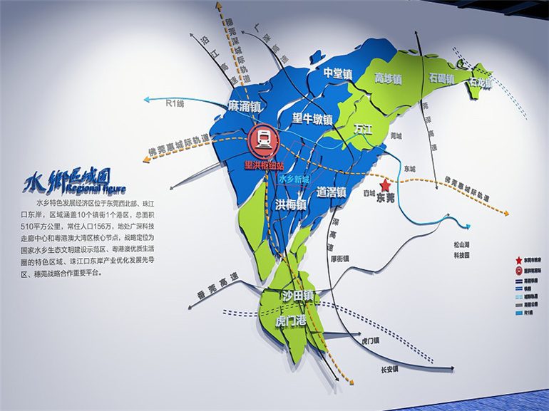 东莞水乡文化墙