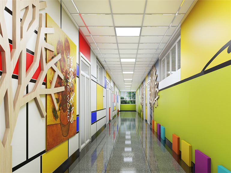 深圳某美术馆文化墙