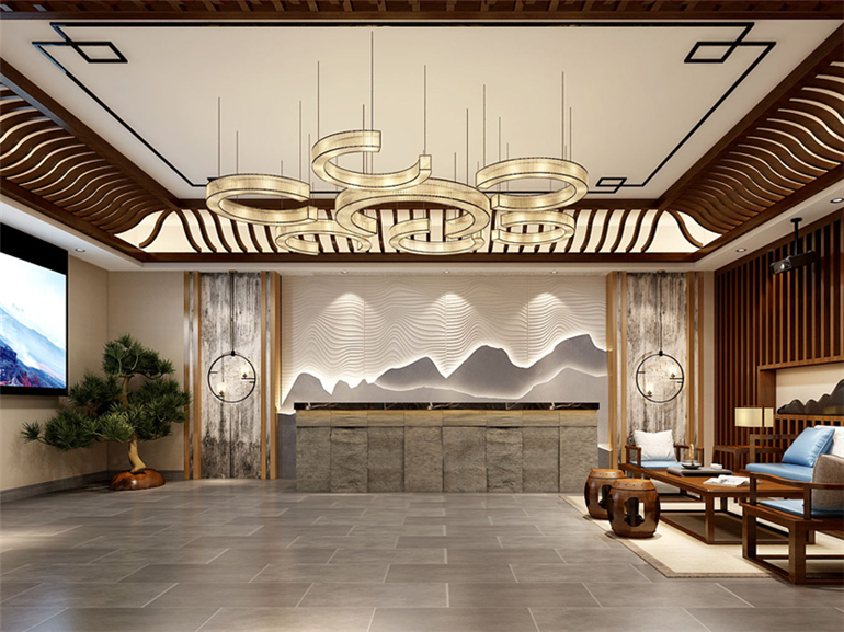 会馆迎宾墙设计