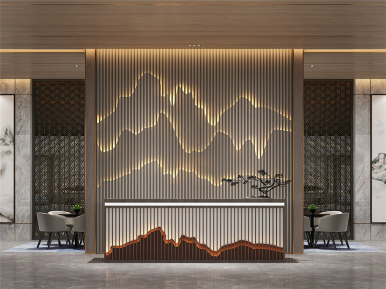 会馆迎宾墙设计